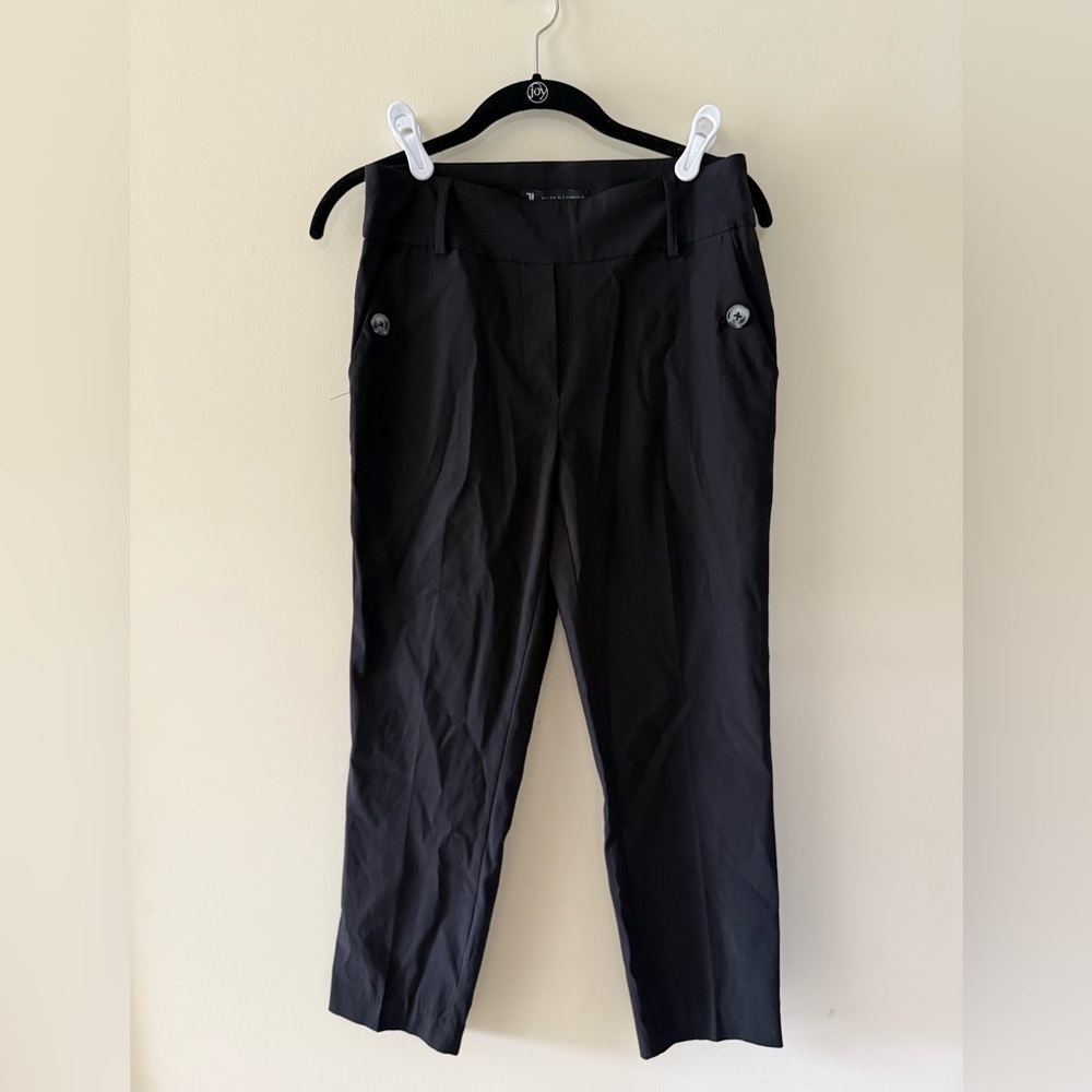 Jules And Leopold Pull On Black Palottzo Pants
Small Petite